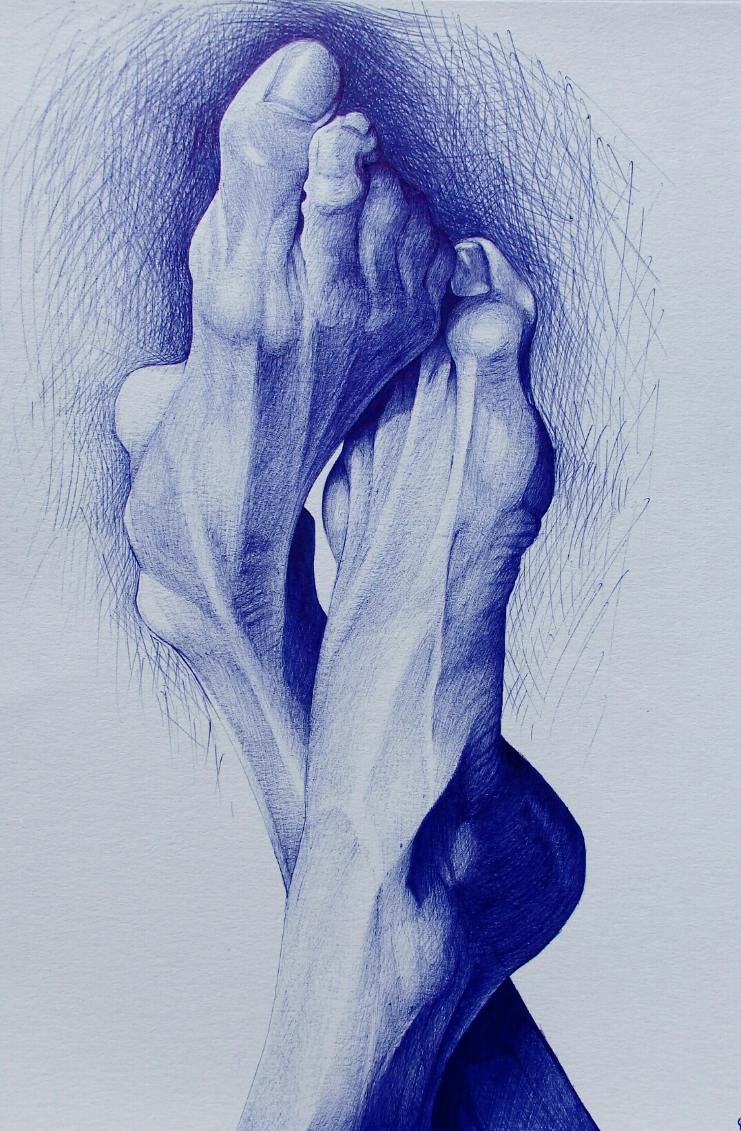 Ballpoint pen and pencil Drawings by Alexandra Miron