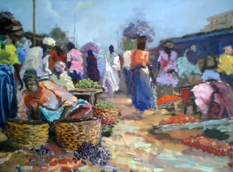 Paintigns by Cliff Agba