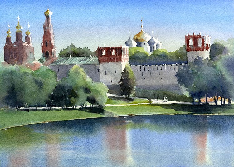 Watercolors by Vladimir Tuporshin