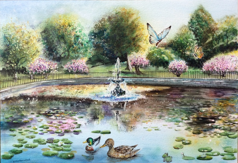 Watercolor paintings by Emma Underwood